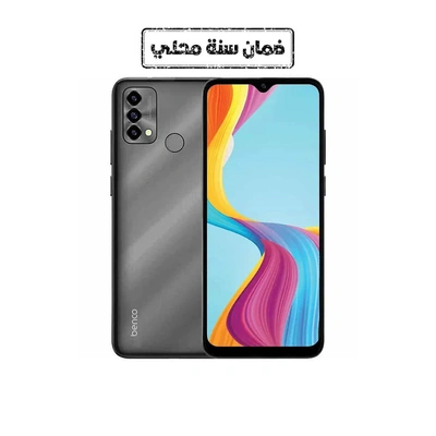 بينكو V90 موبايل - 128/4 جيجا - شريحتين - 4G - رمادي