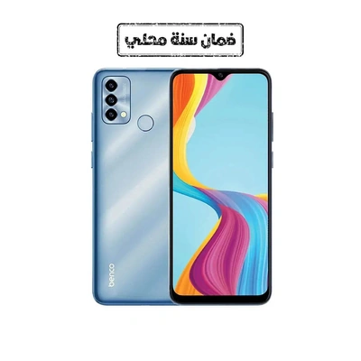 بينكو V90 موبايل - 128/4 جيجا - شريحتين - 4G - أزرق