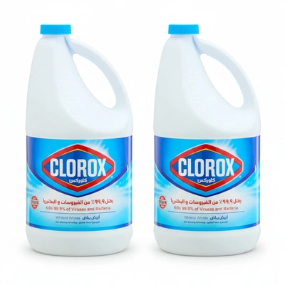 كلوركس مبيض ابيض - 3.79 لتر - 2 قطعة