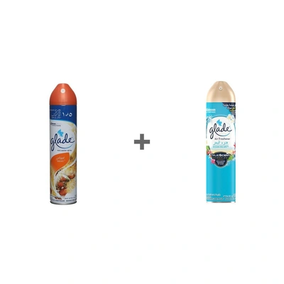 جليد بخاخ معطر جو أوتوماتيكي - عطر منعش - 300 مل مع جليد سبراي معطر جو - هدوء البحر - 300 مل