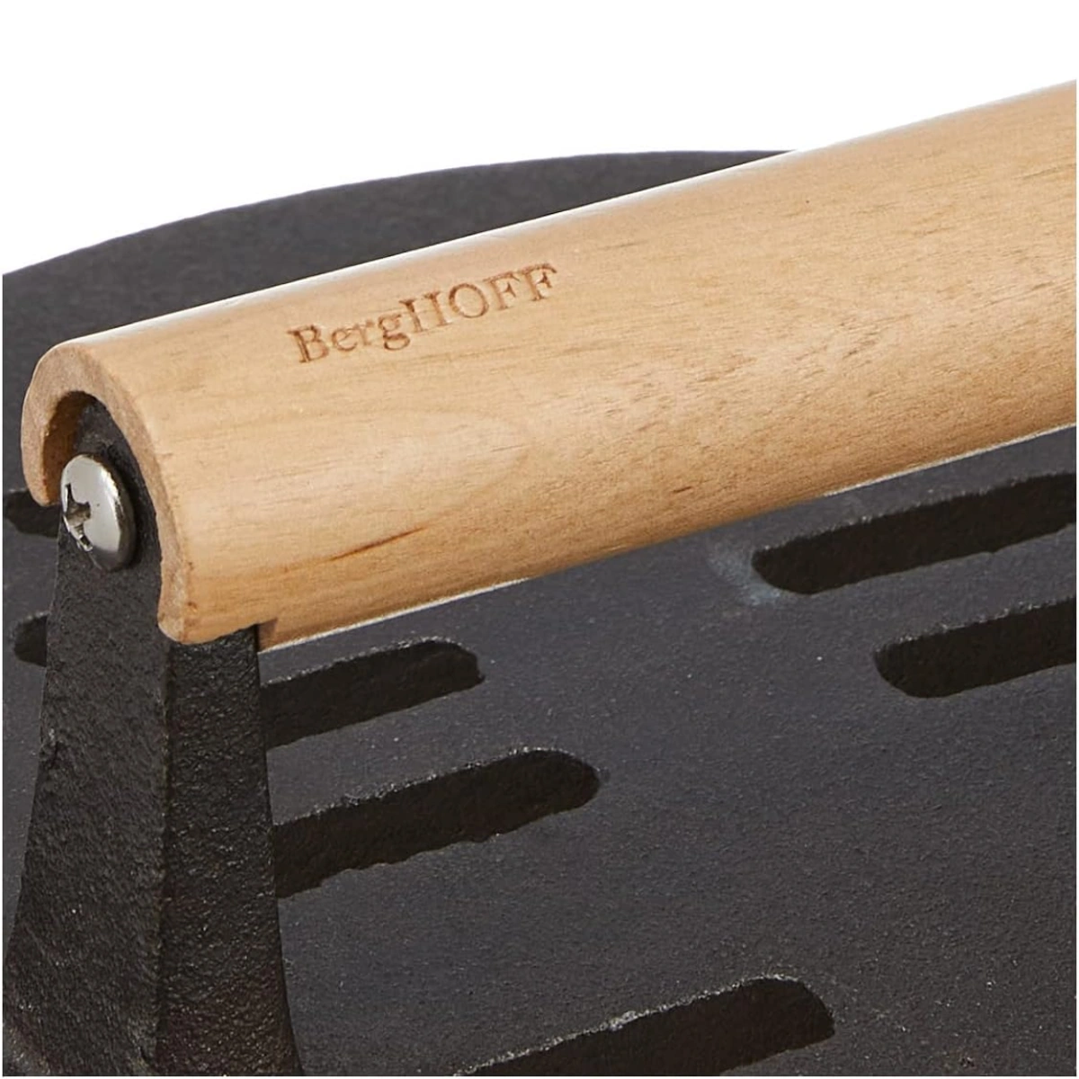 بيرغوف مكبس ستيك من الحديد الزهر مشقوق - 23 سم - أسود