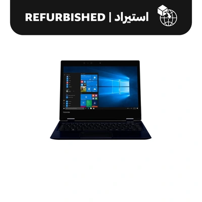 جهاز توشيبا بورتيج X20W-D مُجدد، معالج إنتل كور i5-7200U، ذاكرة وصول عشوائي 8 جيجابايت DDR4، قرص صلب SSD بسعة 256 جيجابايت M.2 NVMe، بطاقة رسومات إنتل HD 620، شاشة لمس FHD مقاس 12.5 بوصة X360