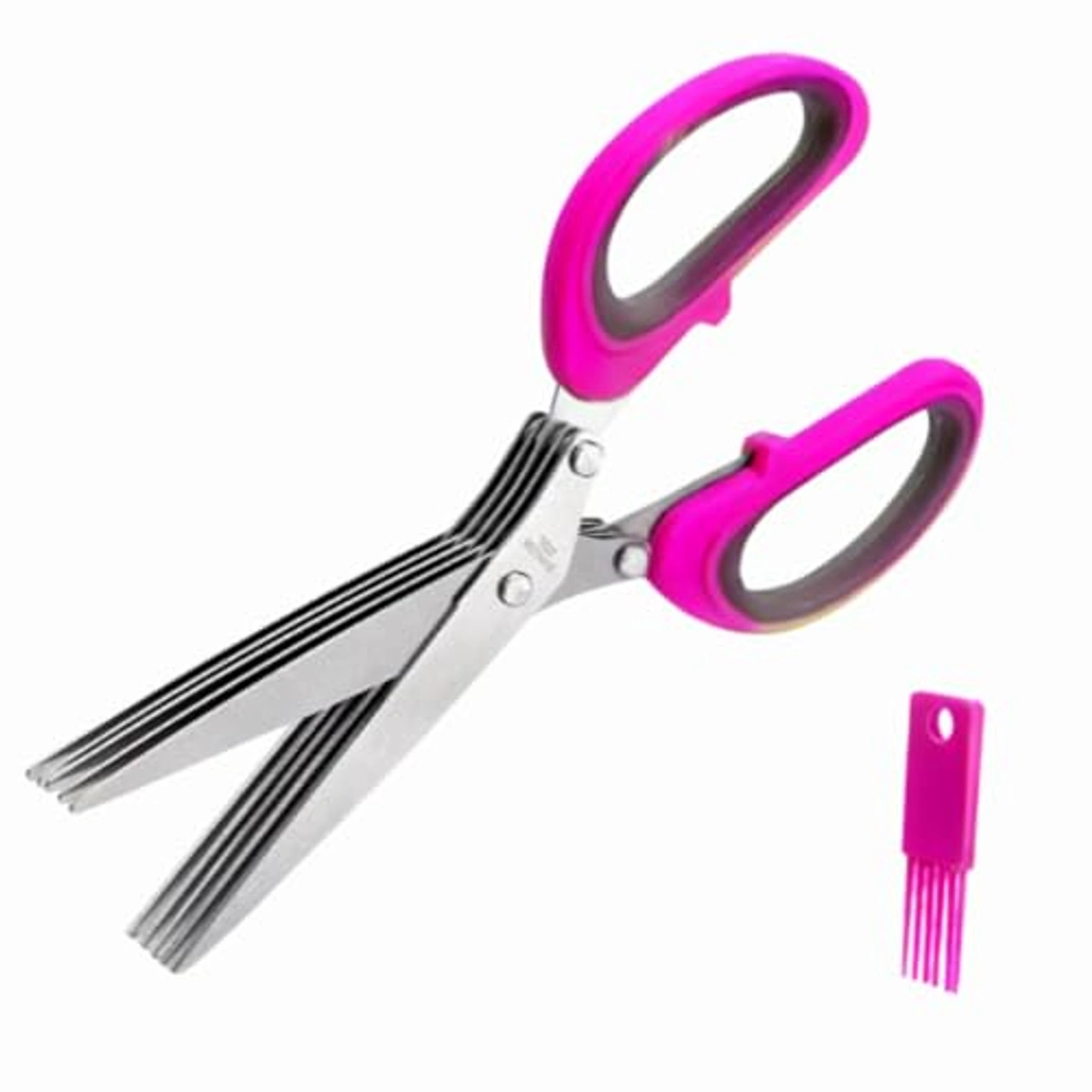مقص أعشاب 5 شفرات - فوشيا