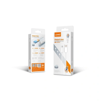كابل إل دي إن آي أو LS901 USB-A إلى Micro-USB 25 واط - أسود - بدون ضمان