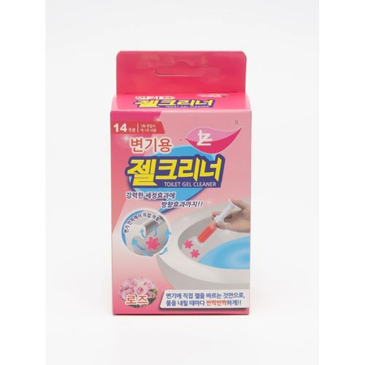 جل معطر ومنظف للمرحاض برائحة الورد - ختم الأزهار