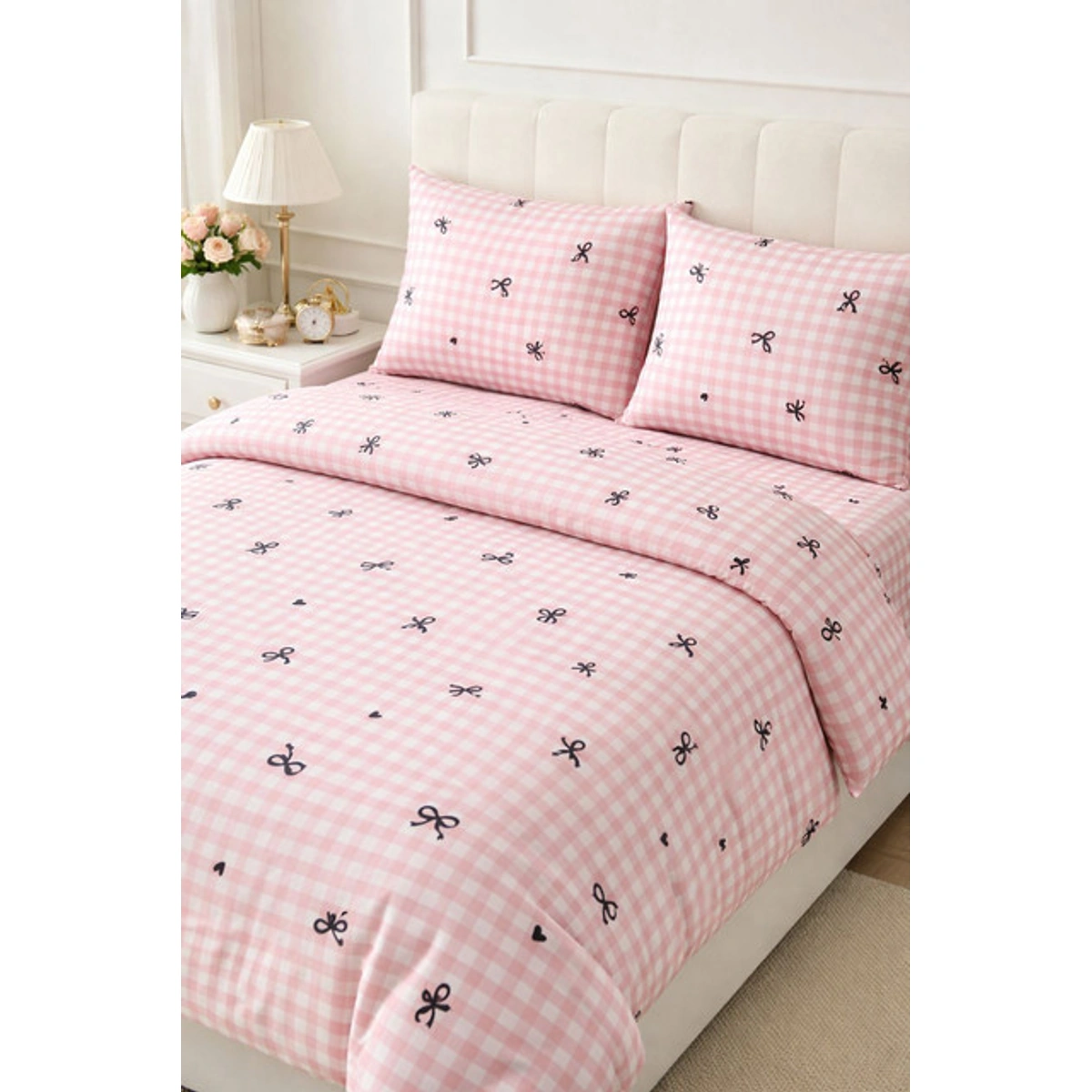 يارلن غطاء لحاف بسوستة - كاروهات - 220×240 سم