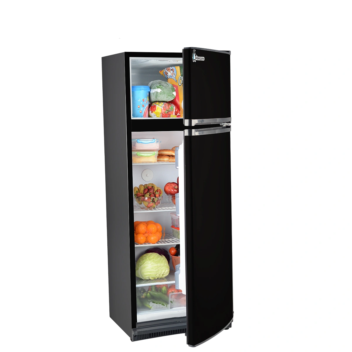 بنجوين ثلاجة ديفروست 2 باب - 11 قدم - 303 لتر - اسود - FG330