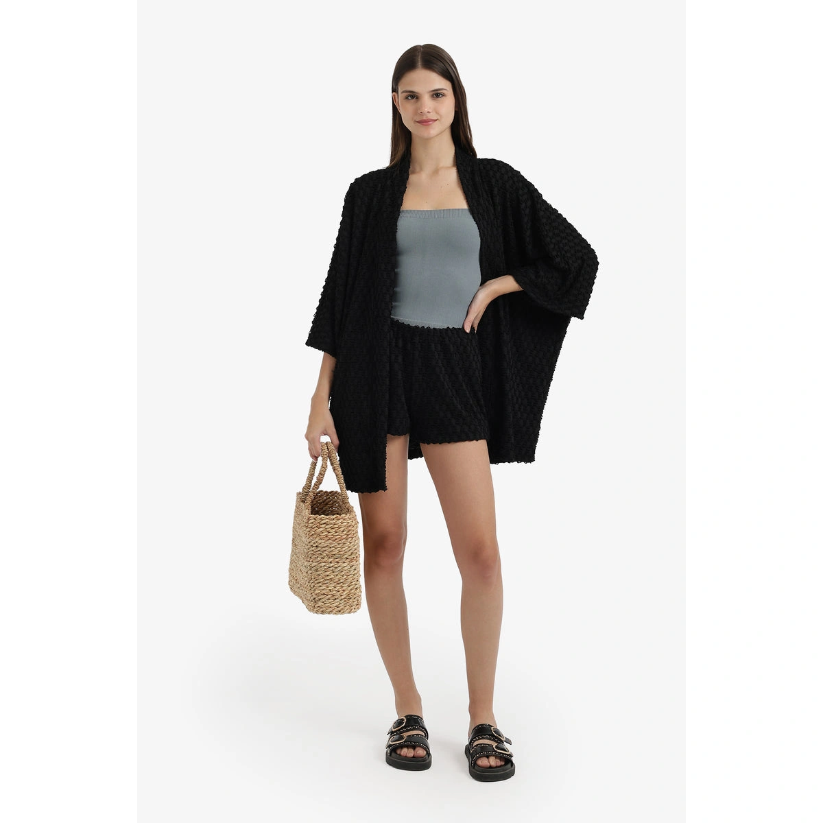 كيمونو شاطئ بنقشة ذاتية من كارينا 58743