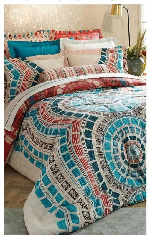 طقم ملاية سرير قطن - 240*260 سم - 4 قطع