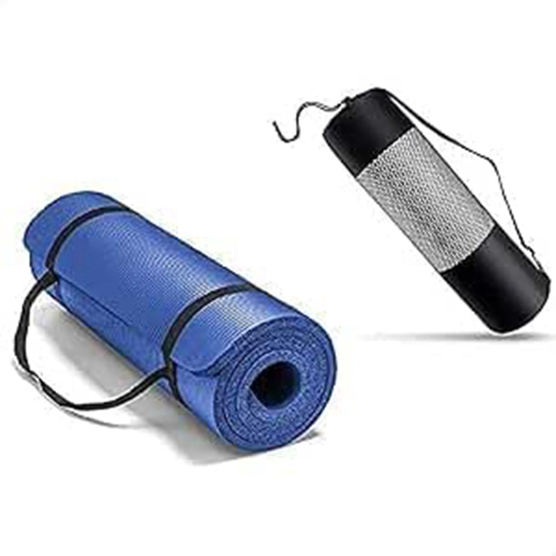 سجادة يوجا - 10 مم - أزرق