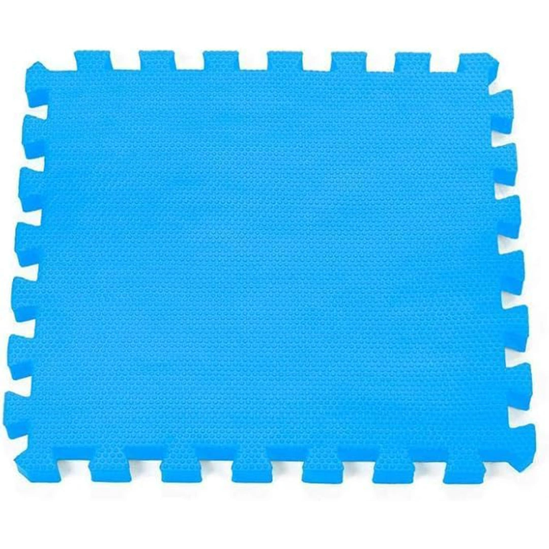أرضية فوم للجيم - 50x50 سم - أزرق - 4 قطع