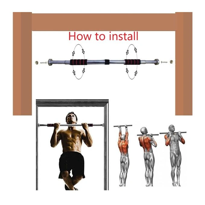 عقلة باب للتمارين الرياضية من 62 الي 100 سم