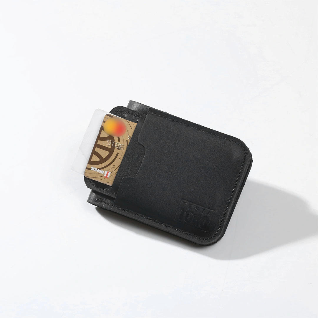 محفظة جلد رجالي مع كارد هولدر من تيستا تورو w13