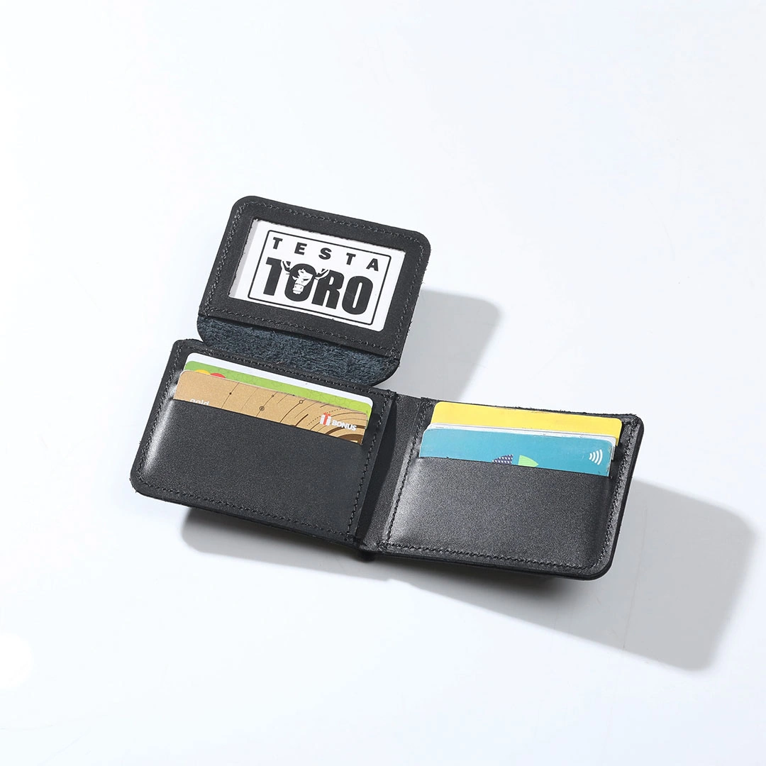 محفظة كلاسيكية نحيفة بتصميم Flip مع نافذة هوية من تيستاتورو w14