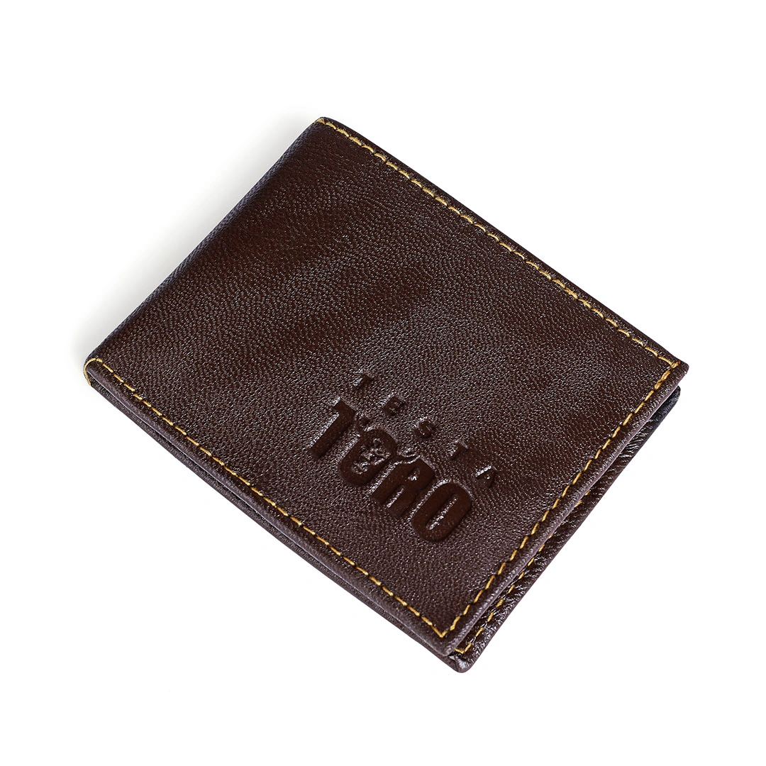 محفظة جلد طبيعي رجالي - W5