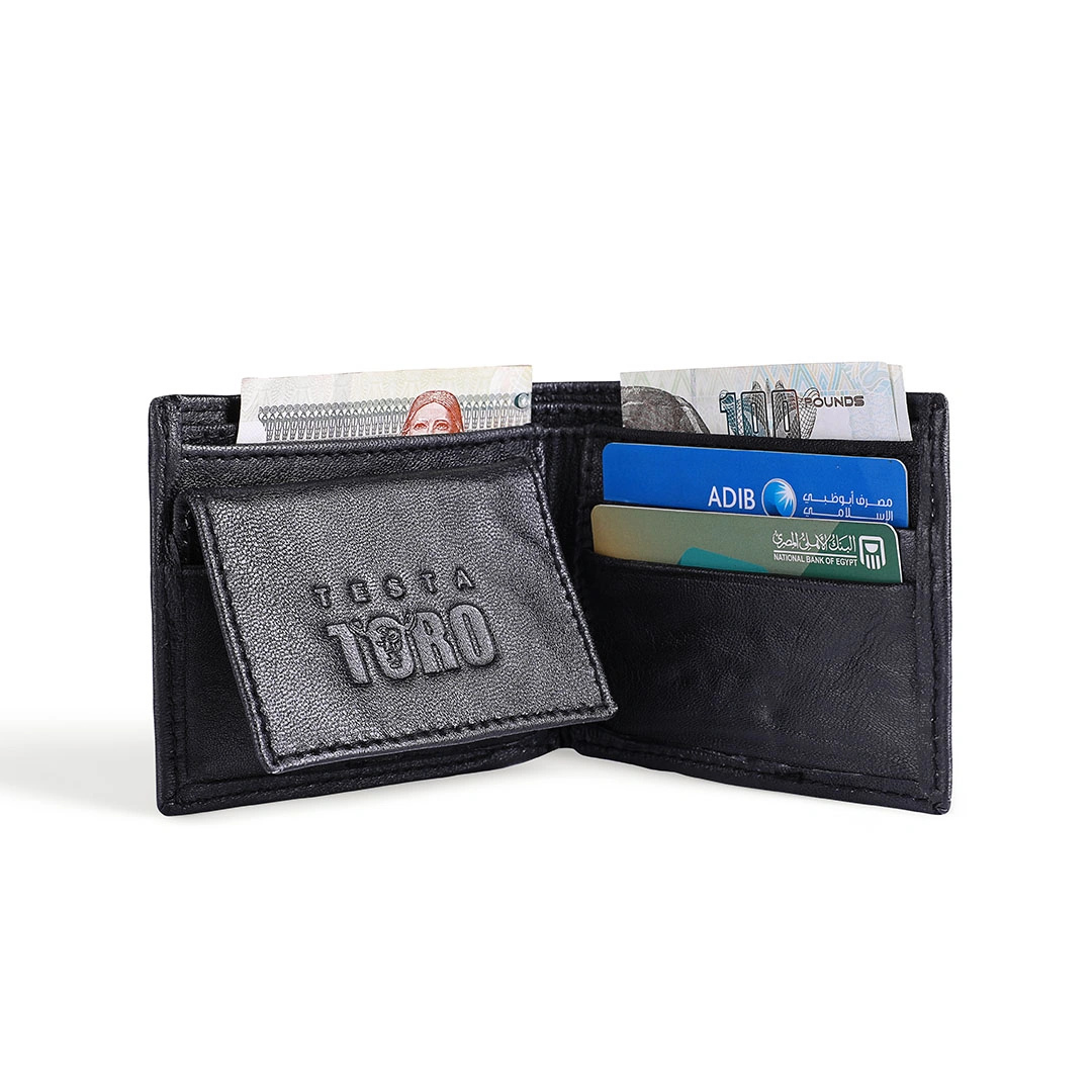 محفظة جلد طبيعي رجالي - W5