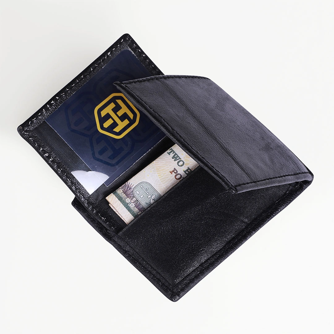 محفظة جلد طبيعي رجالي - W5