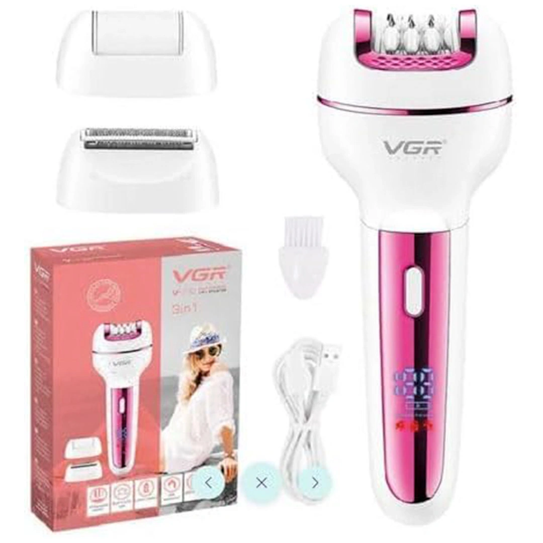 ماكينة إزالة الشعر للنساء VGR - بينك - V-732