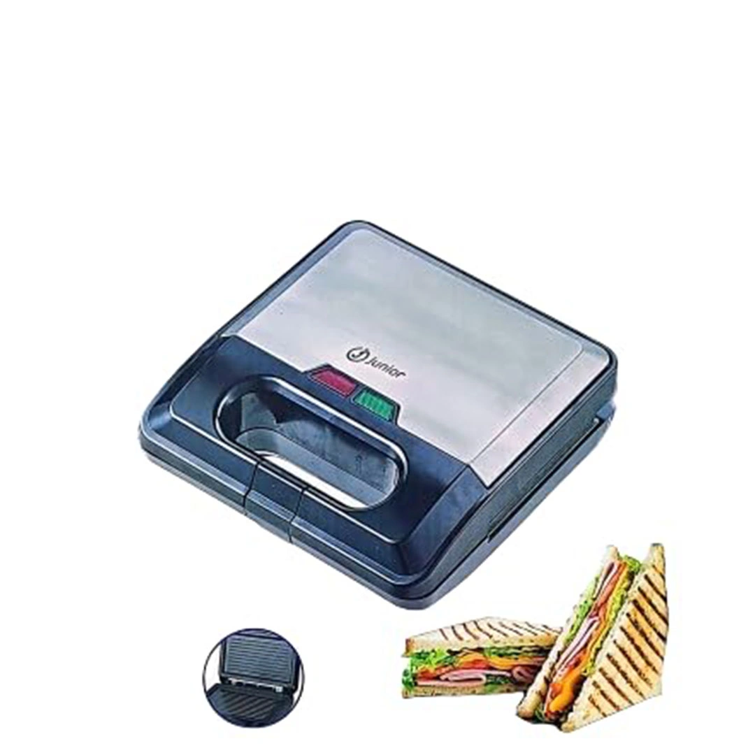 ساندوتش ميكر 3*1 جونيور 750 وات - أسود