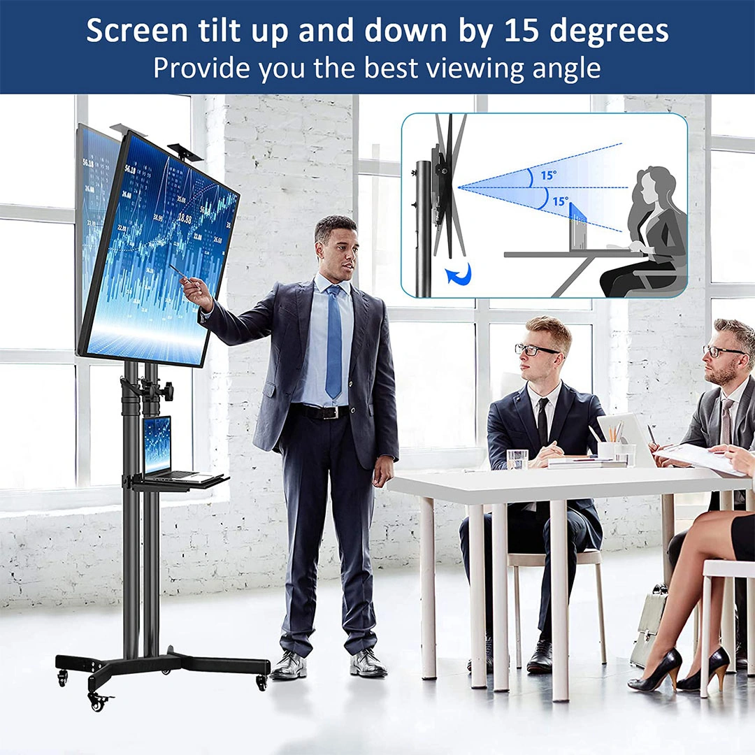 حامل أرضي لشاشة تلفزيون - متحرك - DF-1600