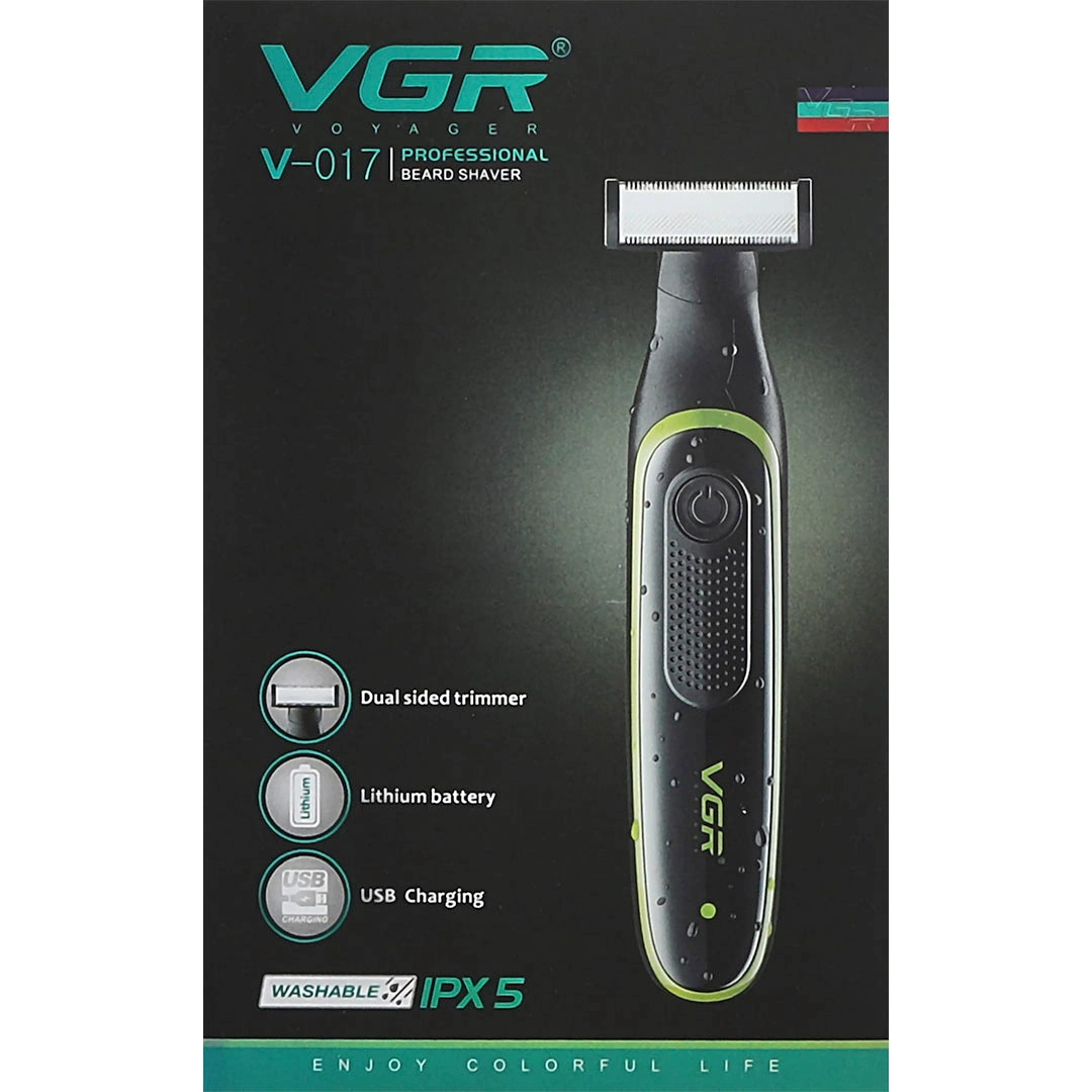ماكينة حلاقة كهربائية VGR - أسود - V-017