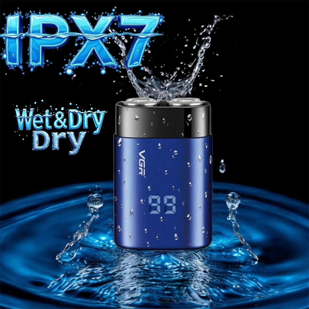 اكينة حلاقة كهربائية VGR - أزرق - V-347