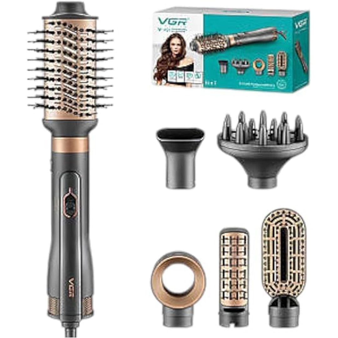 مجفف الشعر بثلاث إعدادات للحرارة - اسود - VGR-491