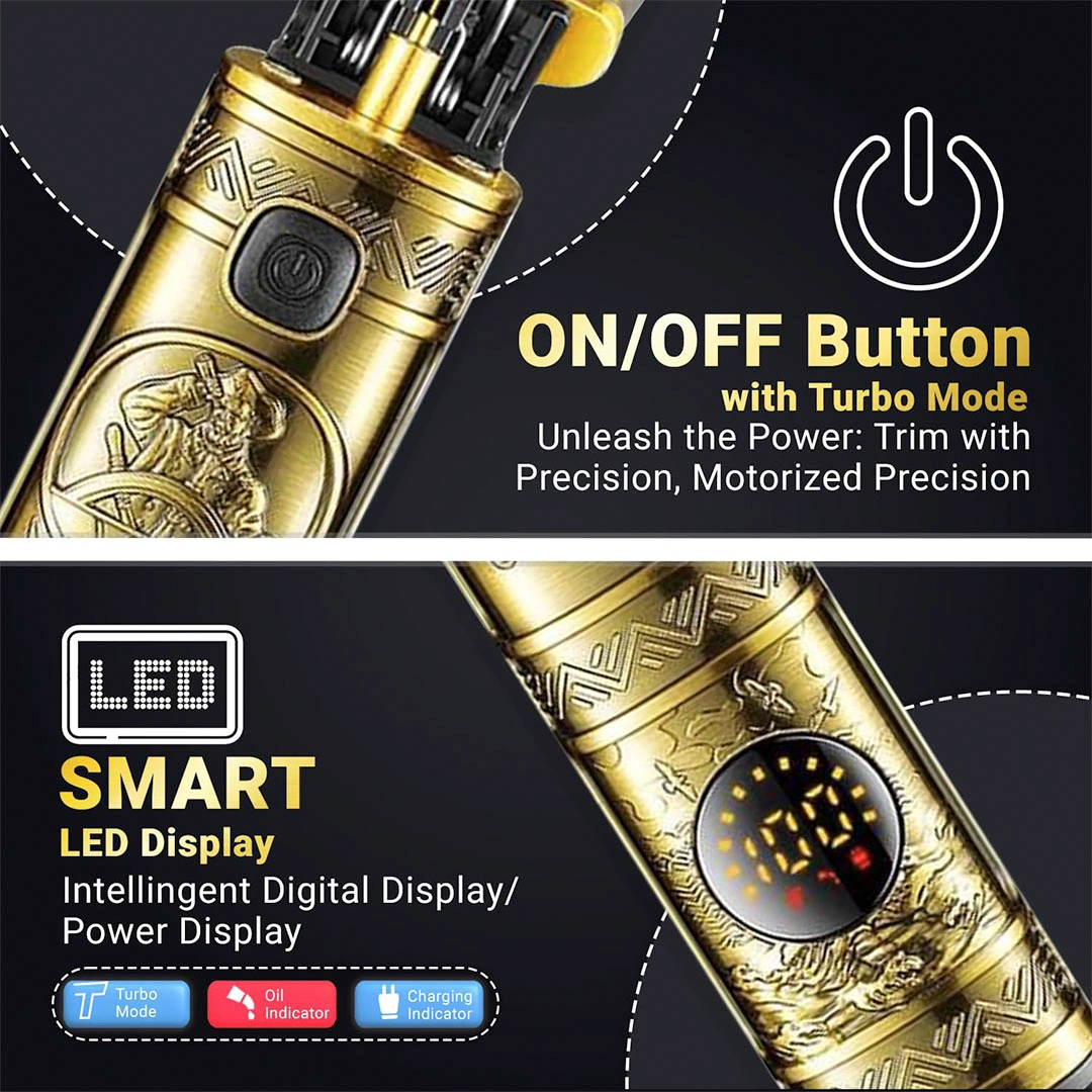 ماكينة حلاقة الشعر الأحترافية VGR - ذهبي - V-097