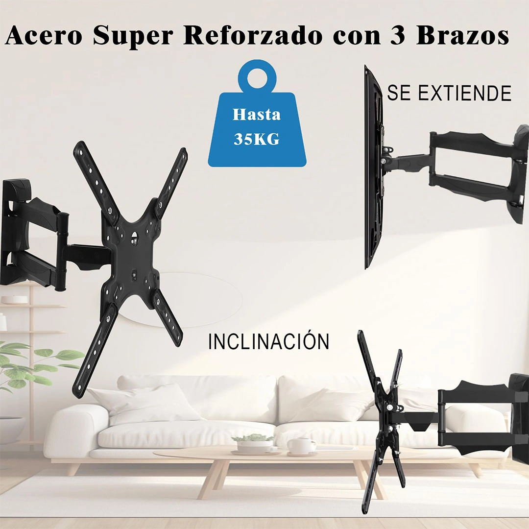 حامل شاشة تلفزيون معلق من 32 ل 55 بوصة - متحرك