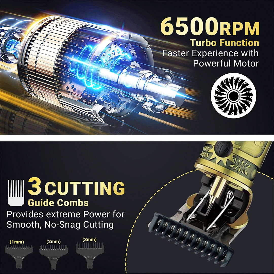 ماكينة حلاقة الشعر الأحترافية VGR - ذهبي - V-097