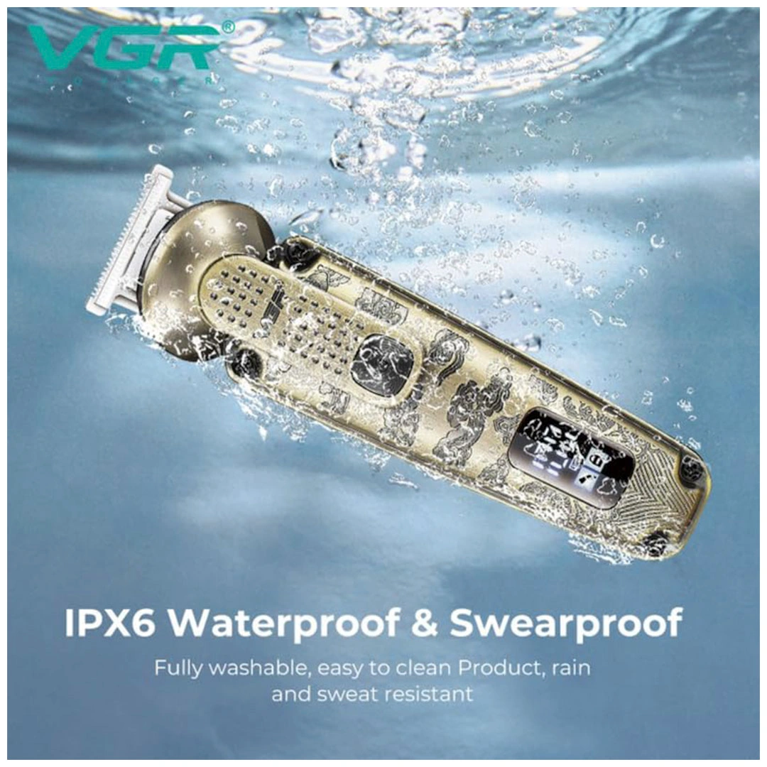 مجموعة تشذيب شعر الوجه والجسم - ذهبي - V-103