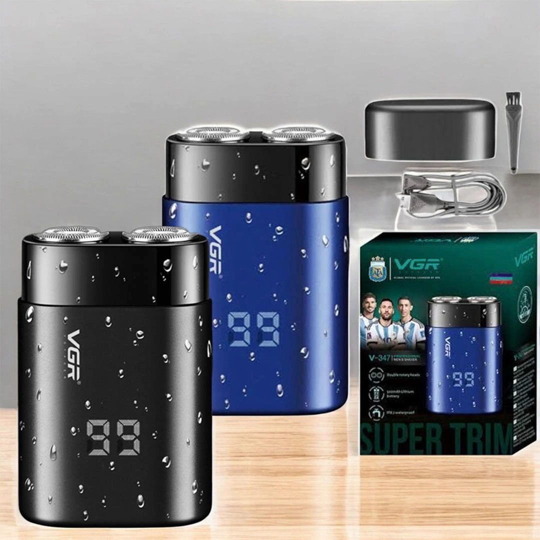 اكينة حلاقة كهربائية VGR - أزرق - V-347