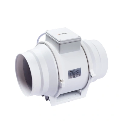 شفاط هواء ولسان بلاور - 6 بوصة - أبيض