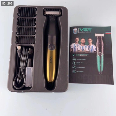 ماكينة حلاقة قابلة للشحن - أسود - V-339