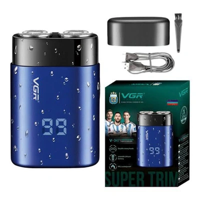 اكينة حلاقة كهربائية VGR - أزرق - V-347