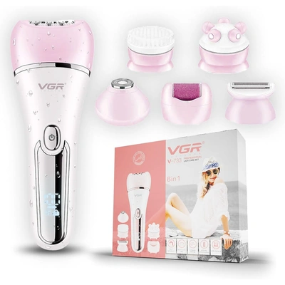 مجموعة إزالة الشعر VGR للنساء - بينك - V-733
