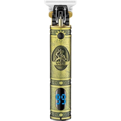 ماكينة حلاقة الشعر في جي أر القابلة للشحن للرجال - ذهبي - V-228