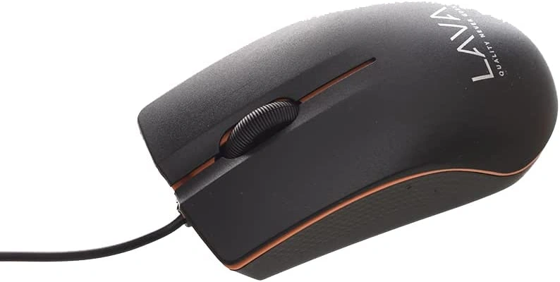 ماوس سلكي بسرعة 1000 نقطة لكل بوصة - اسود