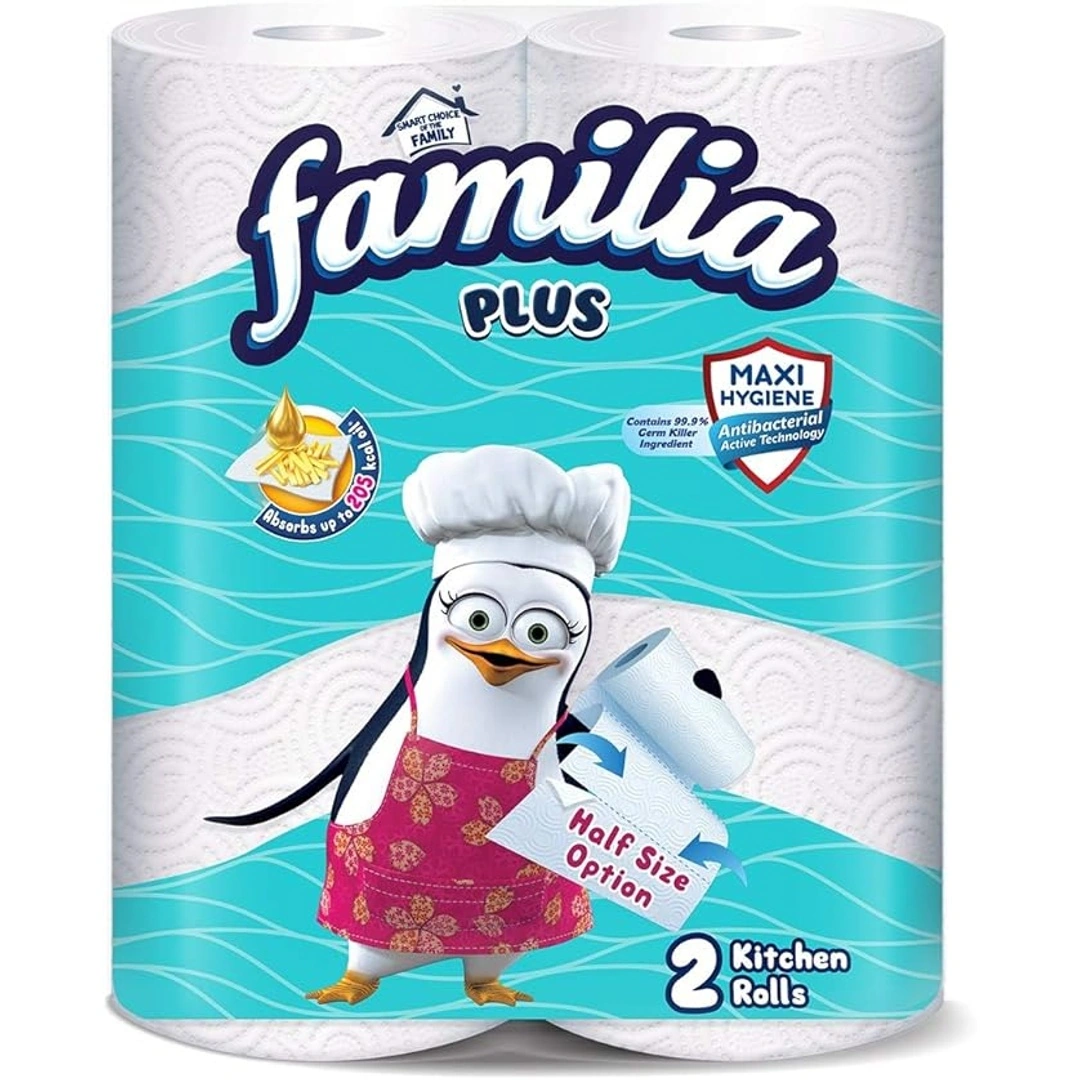 فاميليا مناديل مطبخ بلس - 2 رول