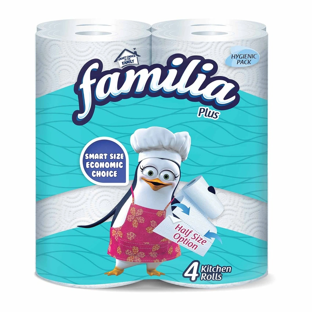 مناديل مطبخ من فاميليا - 4 بكرة