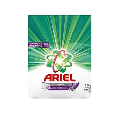 اريال مسحوق غسيل اوتوماتيك باللافندر - 2.5 كجم + 400جرام
