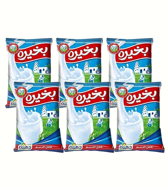 بخيره لبن كامل الدسم - 500 مللي - 6 قطع