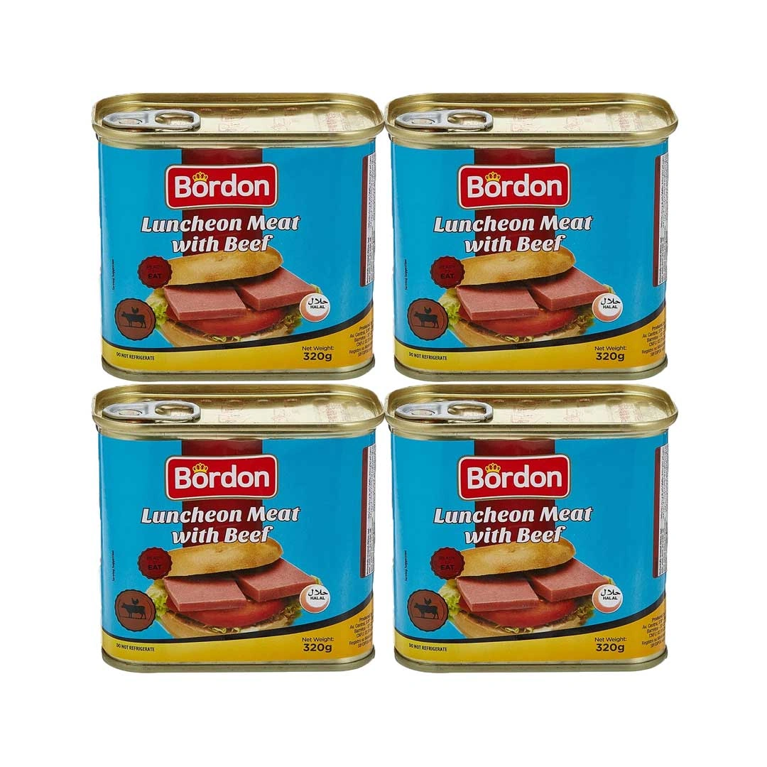 لحم لانشون بقري بوردون - 320 جرام - 4 قطع