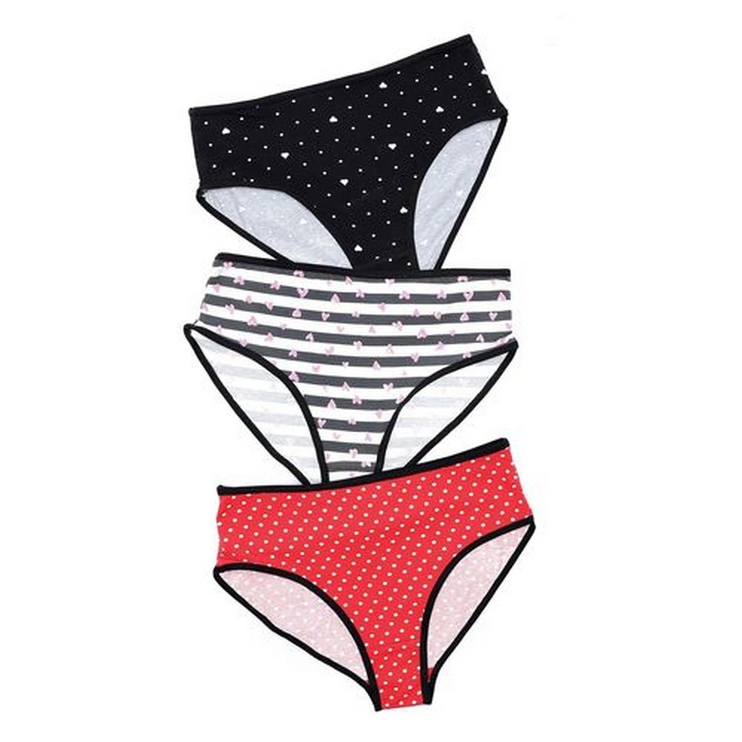 ميسيري مجموعة بانتي حريمي منقوش - 3 قطعة متعدد الألوان