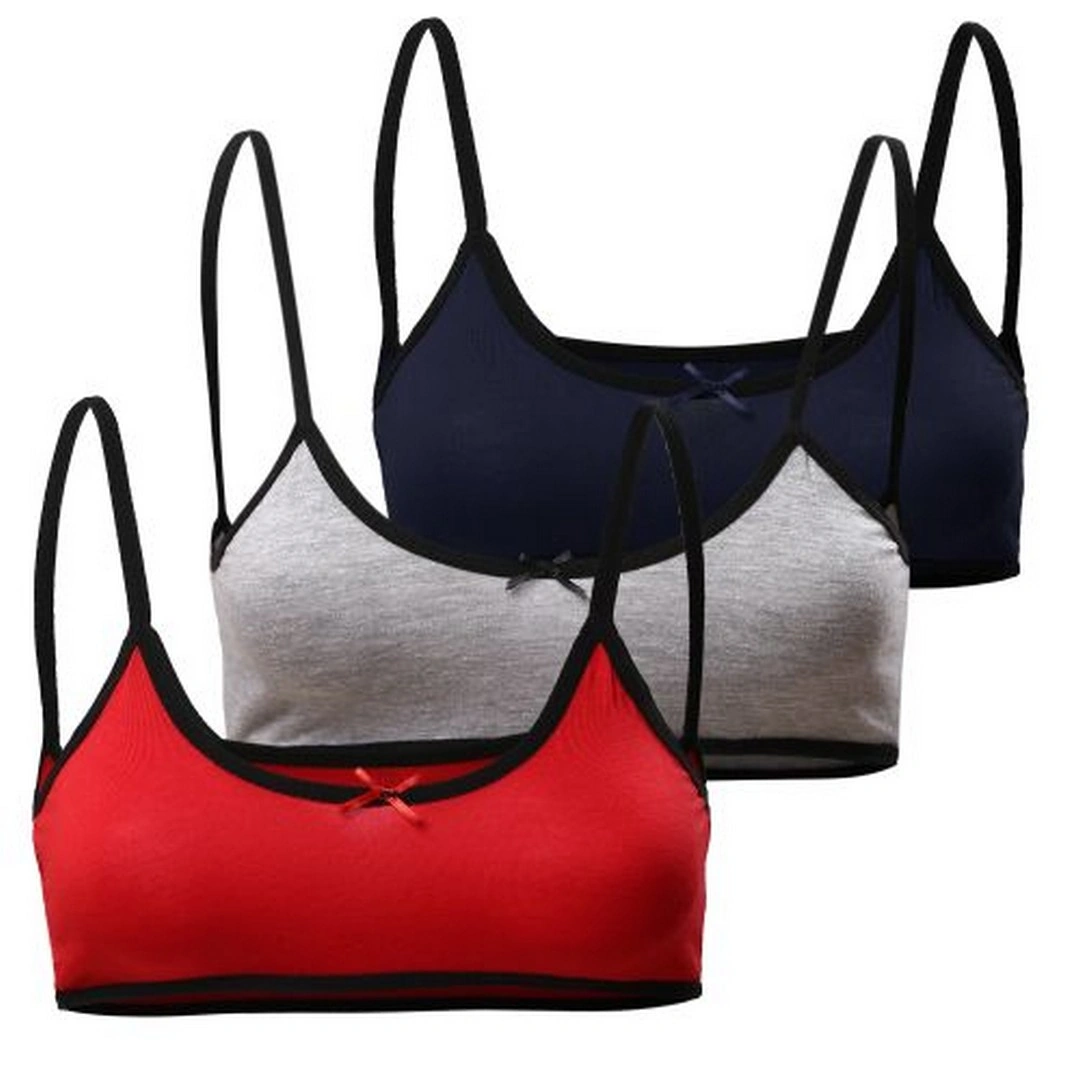 ميسيري برا حريمي قطن مسيري حمالة رفيعة - 3 قطع