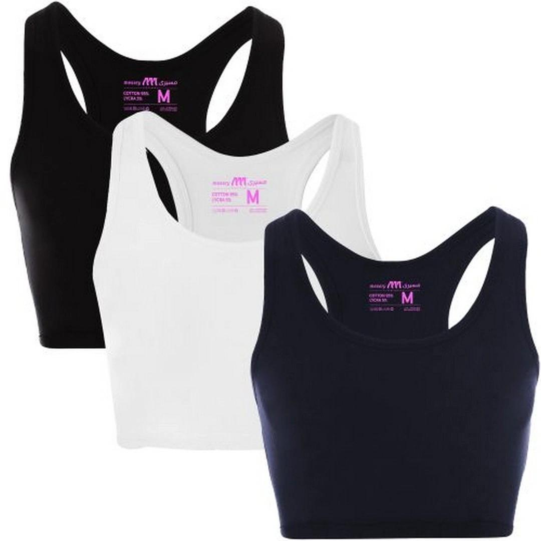 ميسيري توب رياضي قطن حريمي مسيري - 3 قطع