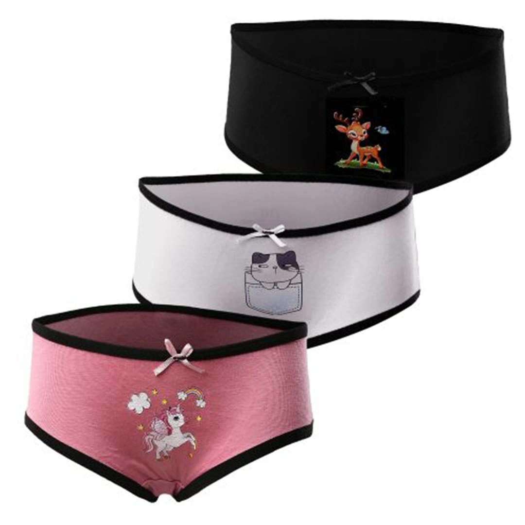 الميسيري شورت اندر وير بناتي قطن - 3 قطع