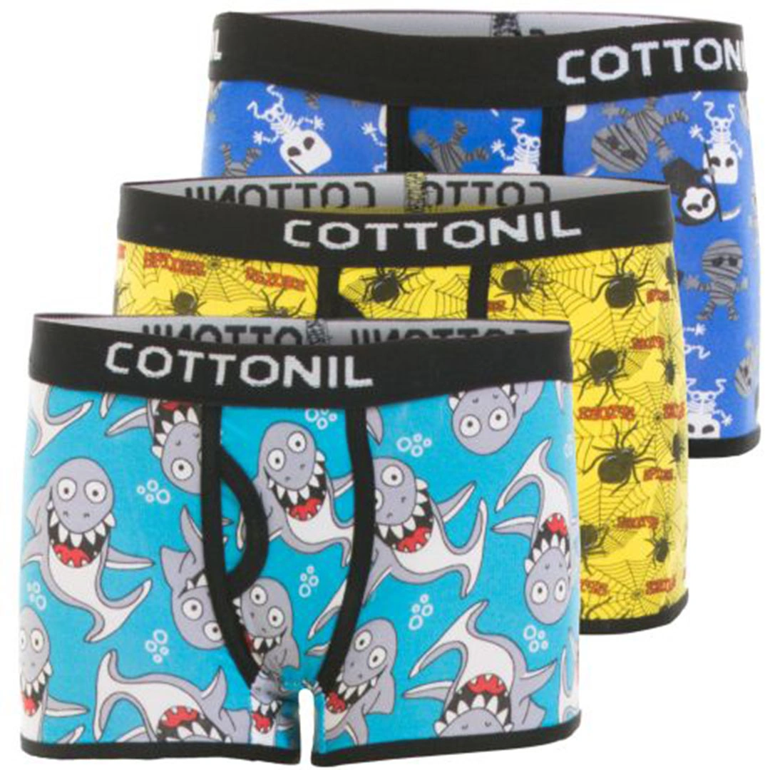 قطونيل بوكسر أولادي مشجر - 3 قطع