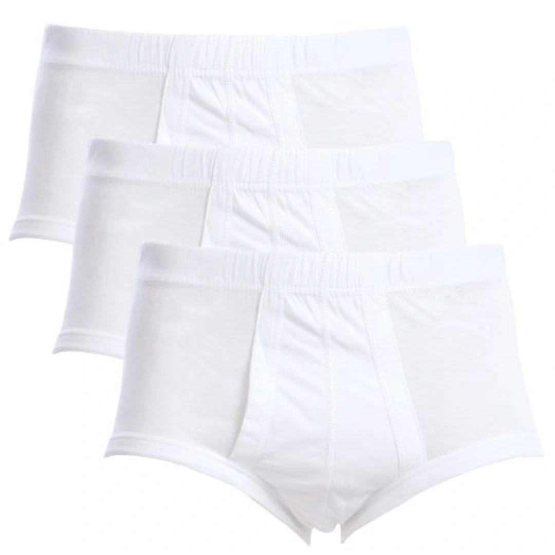 امبراطور أندروير بيكيني نسائي قطن - 3 قطع- أبيض