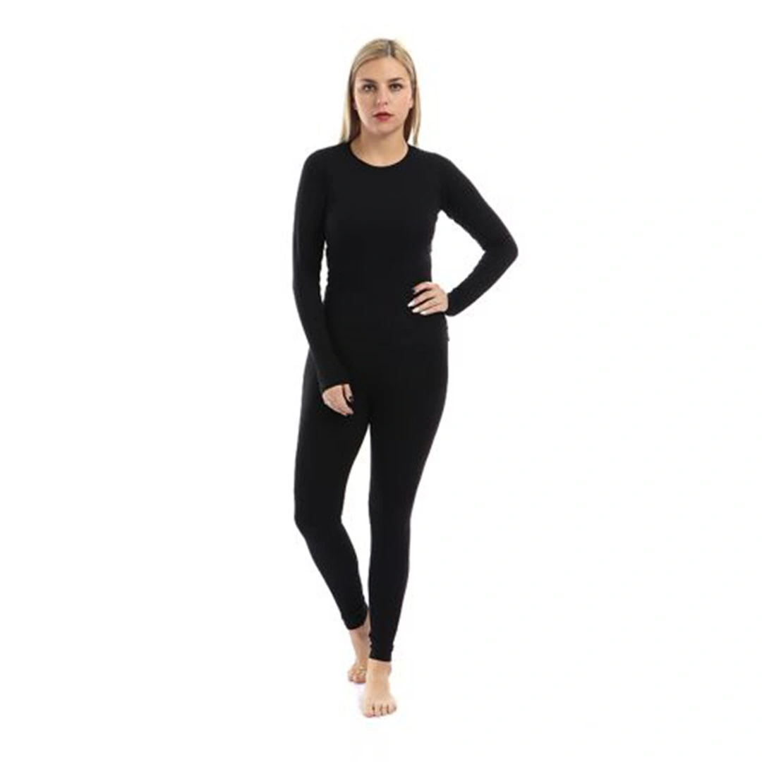 الميسيري طقم توب وبنطلون حريمي - أسود